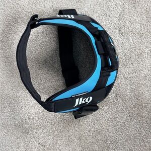 Blue and Black Dog Harness NWOT